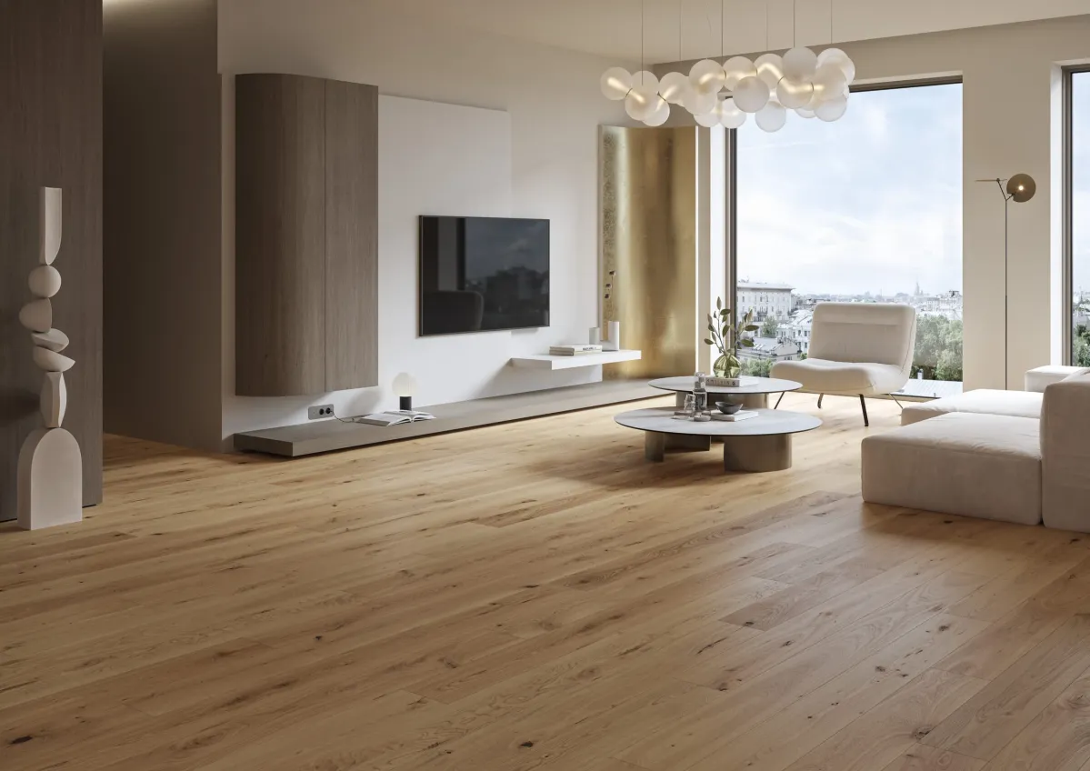 Exomobilier - Semi massif - Pose à 1€ - Chêne Raisins